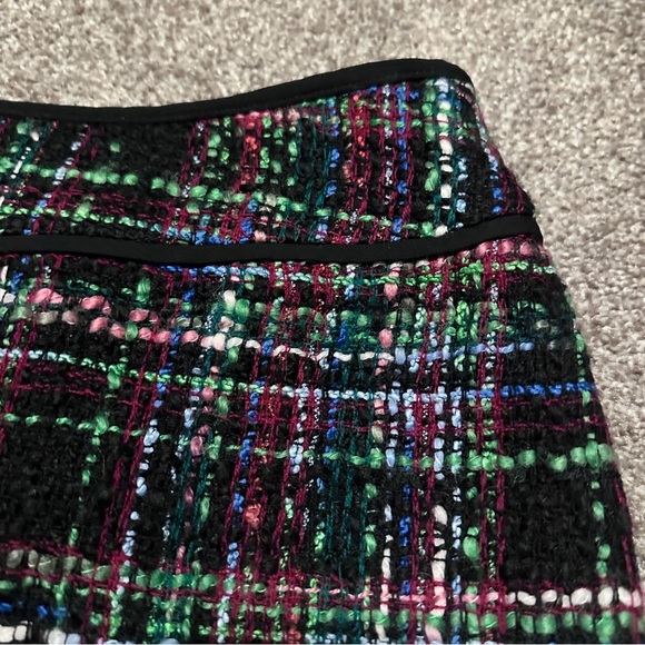 Talbots Multicolor Tweed Pencil Mini Skirt Womens Plus Size 16 Preppy Career Y2K - Picture 5 of 16